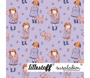 Bio Jersey Lillestoff - Kleine Miezekatzen